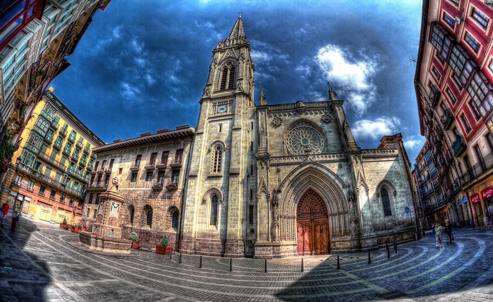 Кафедеральный собор в Бильбао / Catedral de Santiago (St. James Cathedral