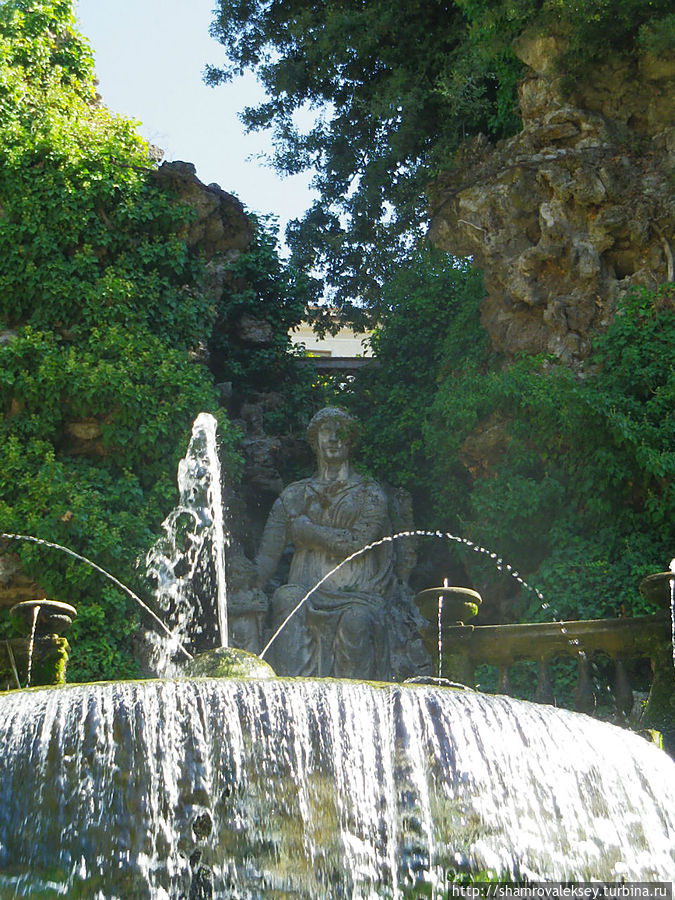 Тиволи. В алмазном блеске фонтанных струй Тиволи, Италия