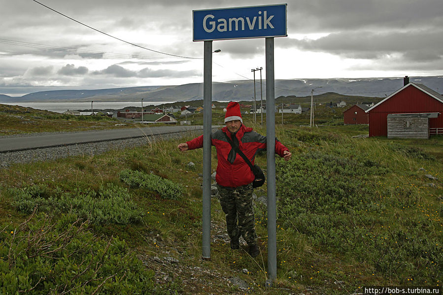 На окраине поселения Гамвик, Норвегия