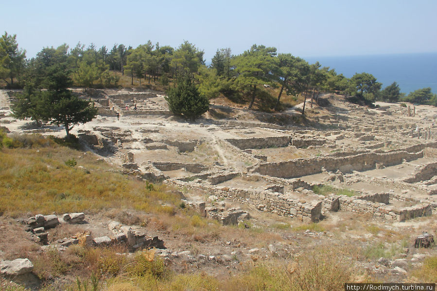 Развалины Камироса Остров Родос, Греция
