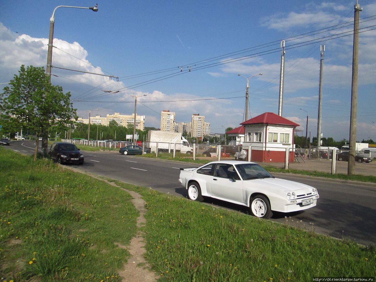 Поездка на трамвае из центра Минска в парк Надежды Грековой Минск, Беларусь