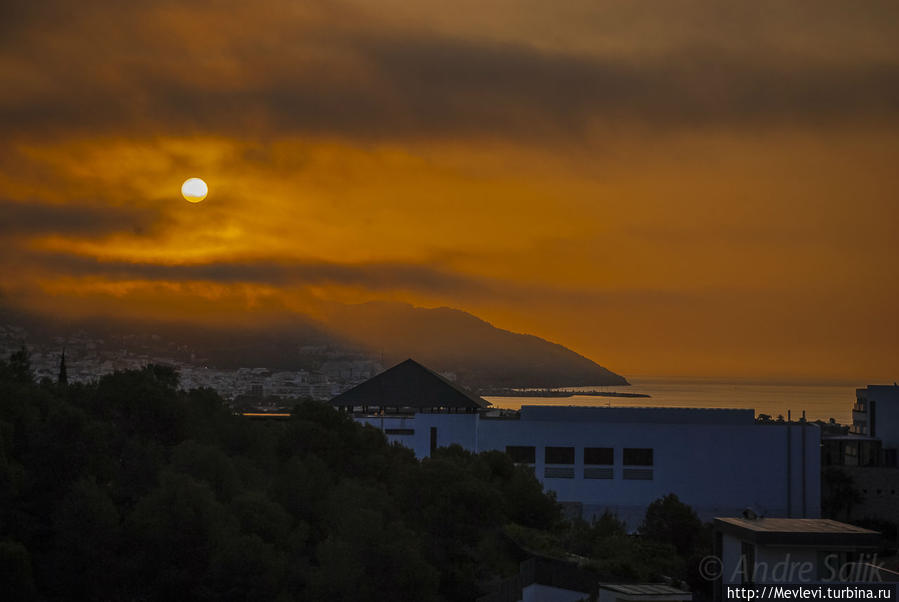 Рассвет. Ситдес Ситжес, Испания