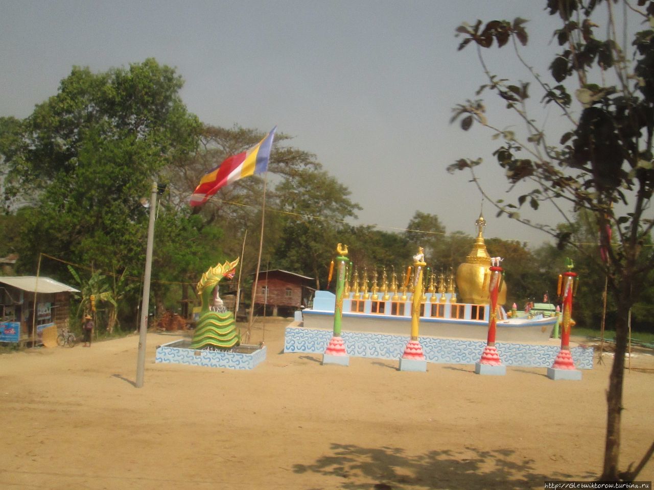 Утро в Патейне и окрестностях Патейн, Мьянма