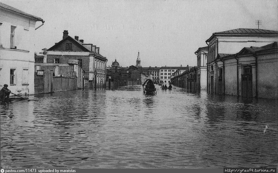 Наводнение 1908 года (Фото из Интернета) Москва, Россия