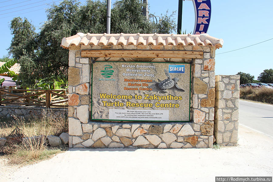 Центр защиты черепах Остров Закинф, Греция