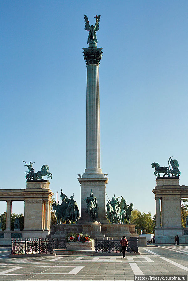 Стелла на площади Героев Будапешт, Венгрия