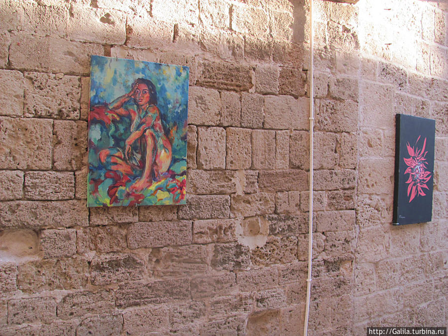 Картинная галерея прямо на улице. Яффо, Израиль