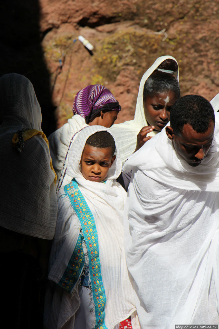 Скальные церкви в Лалибэле Лалибела, Эфиопия