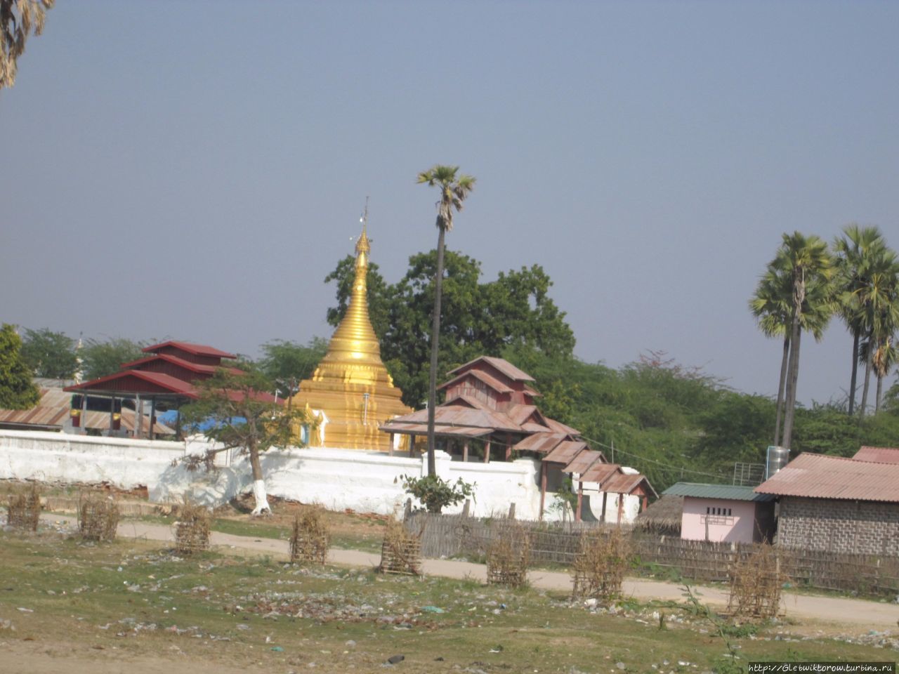 В меру интересный город центральной Мьянмы Шуэбо, Мьянма