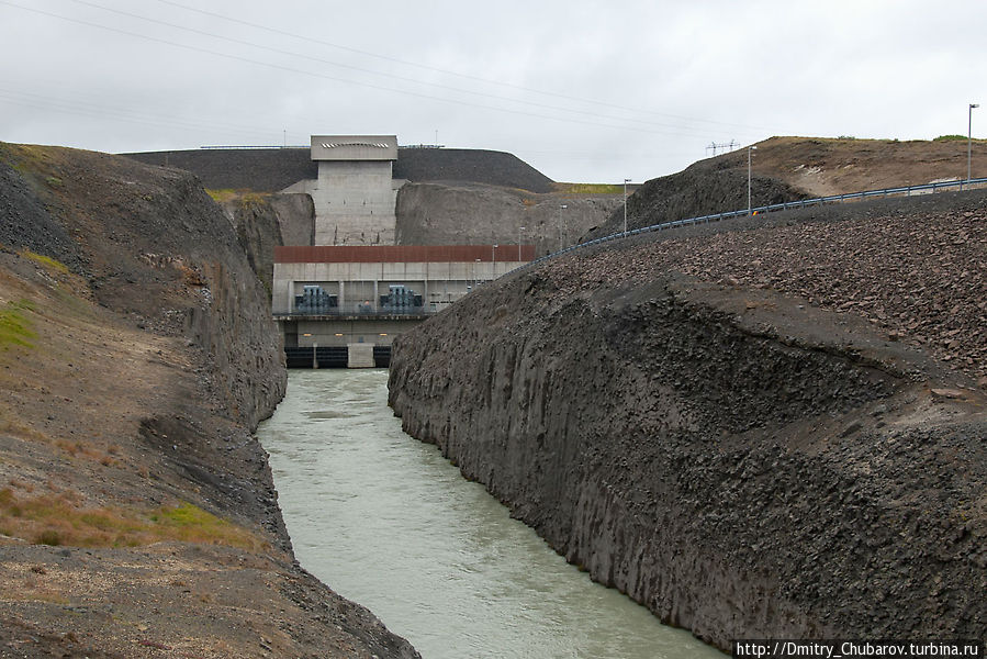 Гидроэлектростанция, дорога 35 Исландия