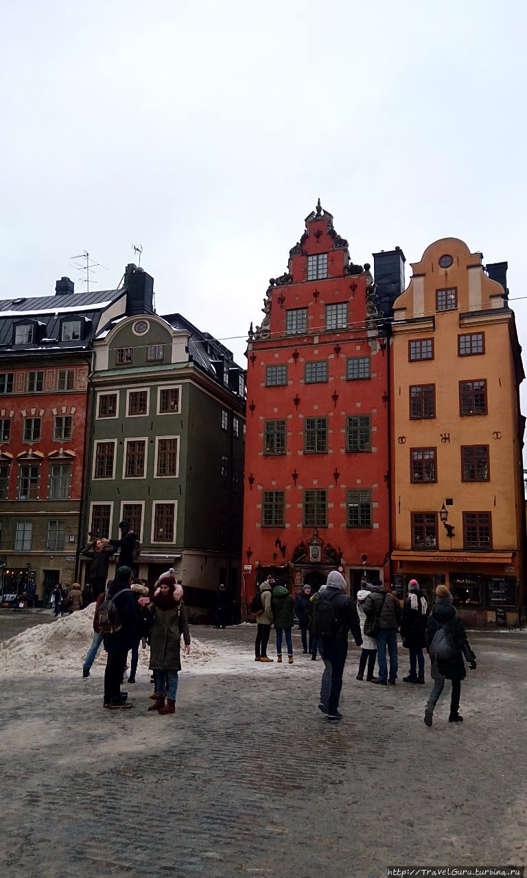 С красным домом связана кровавая история Стокгольм, Швеция