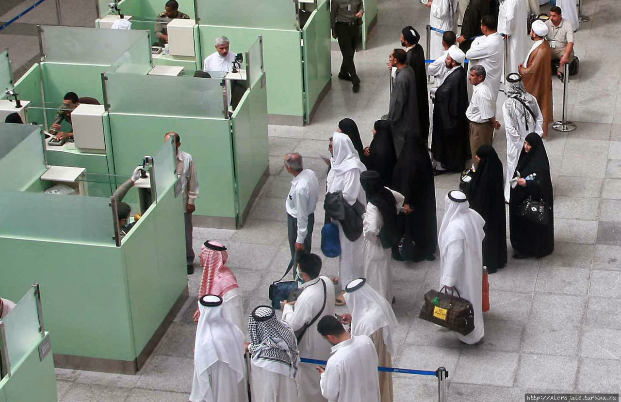 Контроль в аэропорту Джедда Ад-Дирийя, Саудовская Аравия