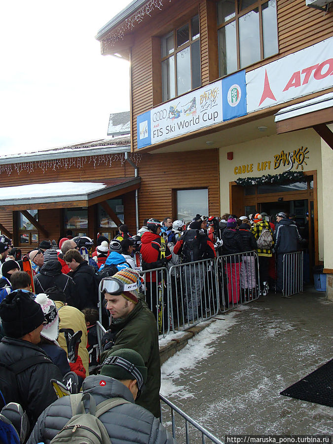 А это очередь на гондолу утром