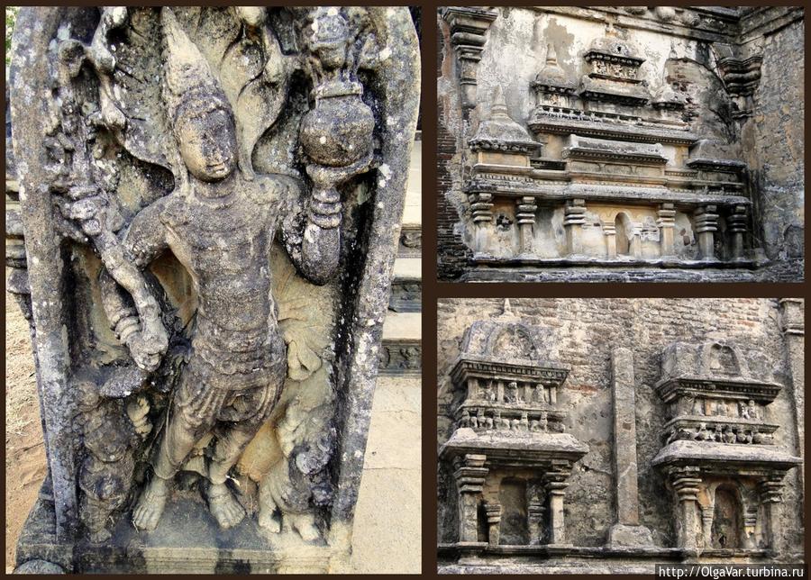 Барельефы храма Полоннарува, Шри-Ланка
