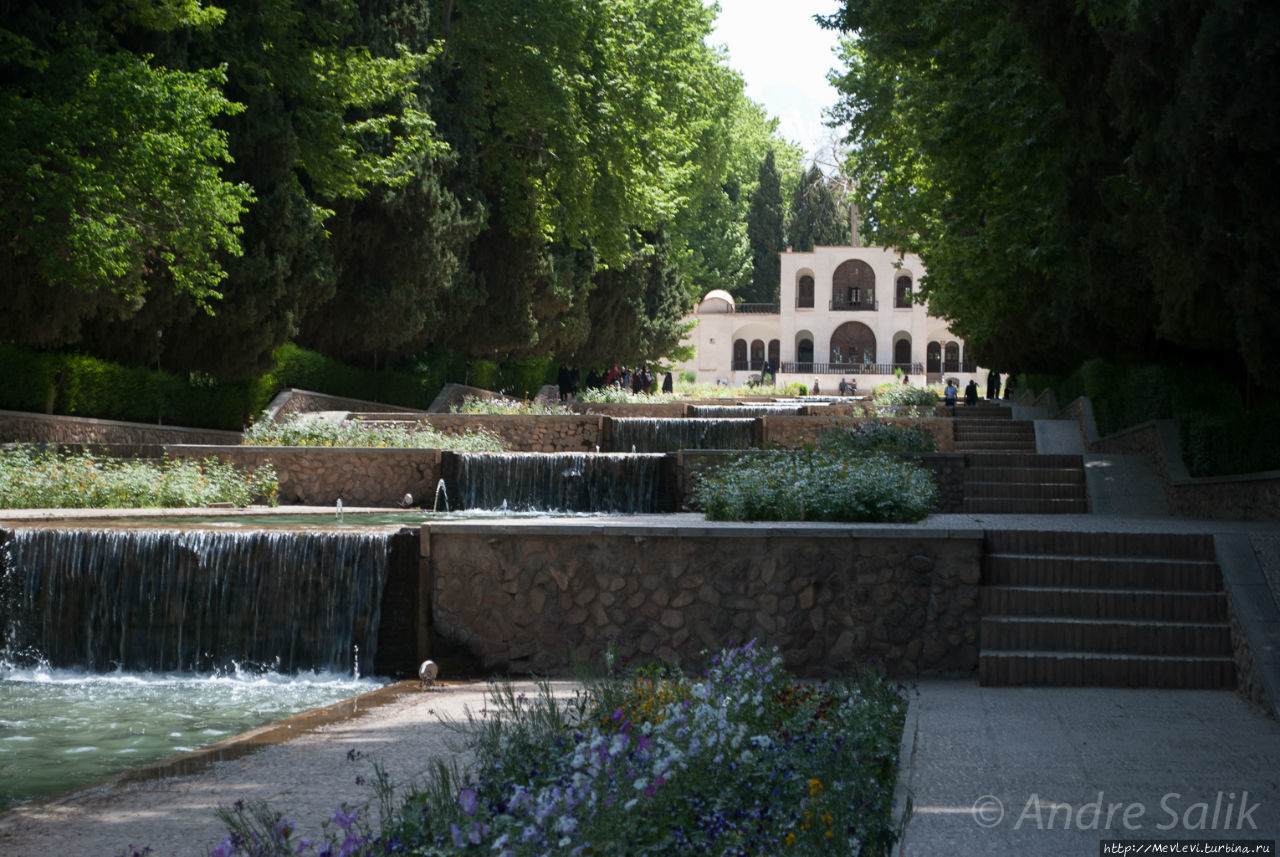 Цветущий сад Shahzadeh Garden Керман, Иран