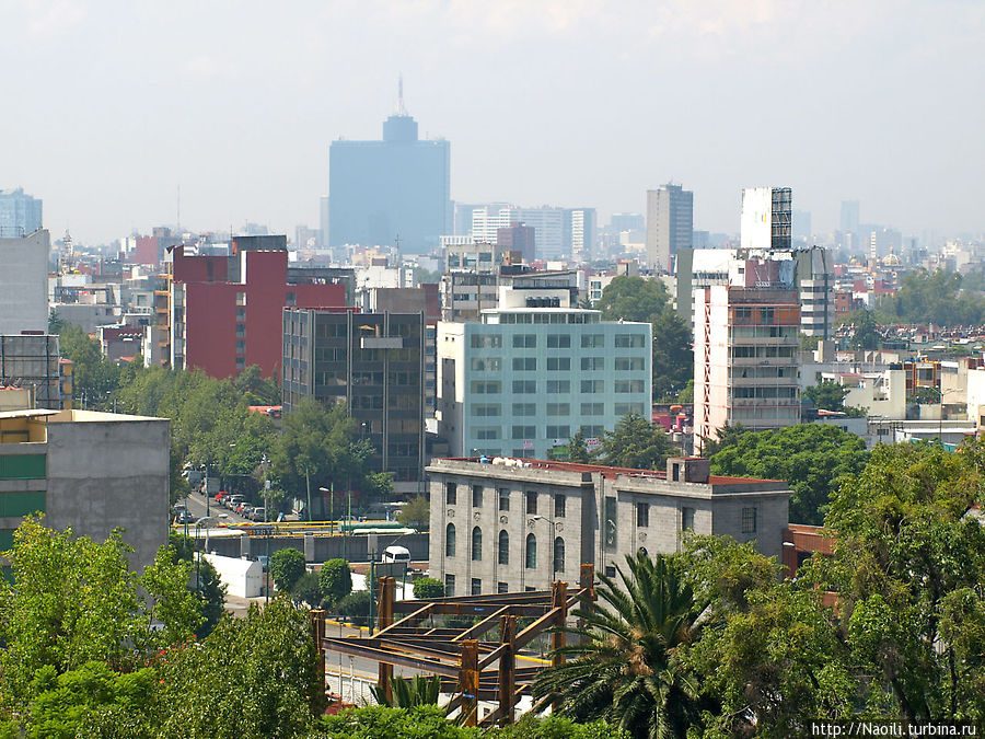 Центральная часть города с видом на небоскреб WTC (центр международной торговли) Мехико, Мексика