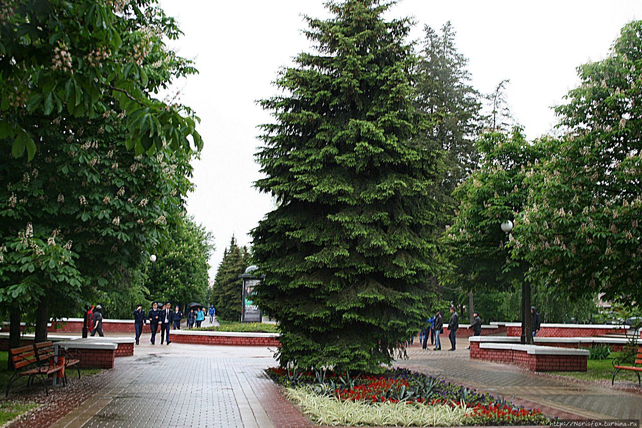 Парк позади вечного огня Белгород, Россия