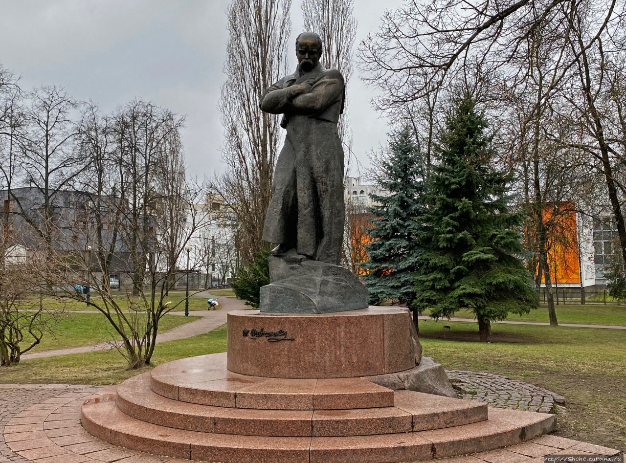 Памятник Тарасу Шевченко Минск, Беларусь