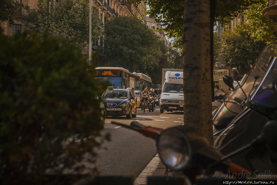 Стрит из кафе Барселона, Испания