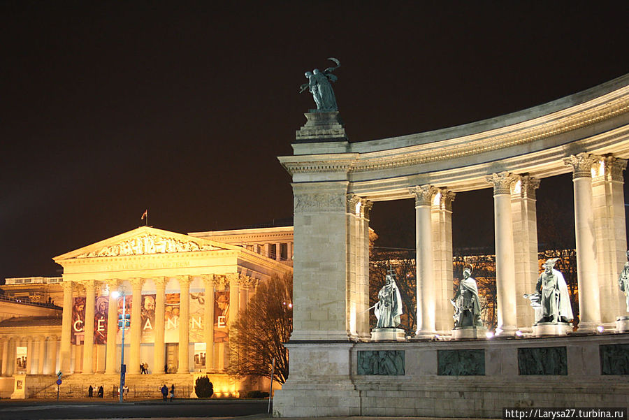 Площадь Героев — Музей изобразительных искусств Будапешт, Венгрия