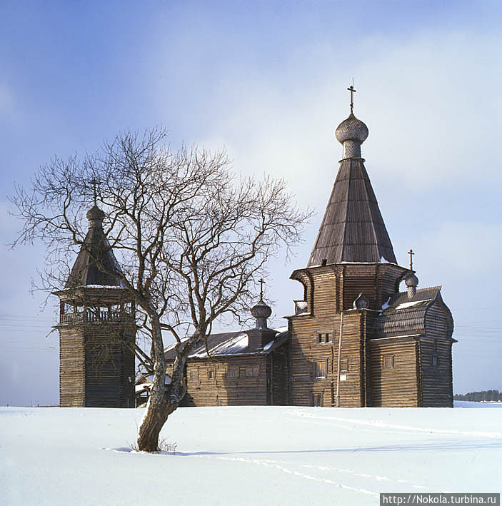 Церковь Иоанна Златоуста в Саунино Саунино (Кипрово), Россия
