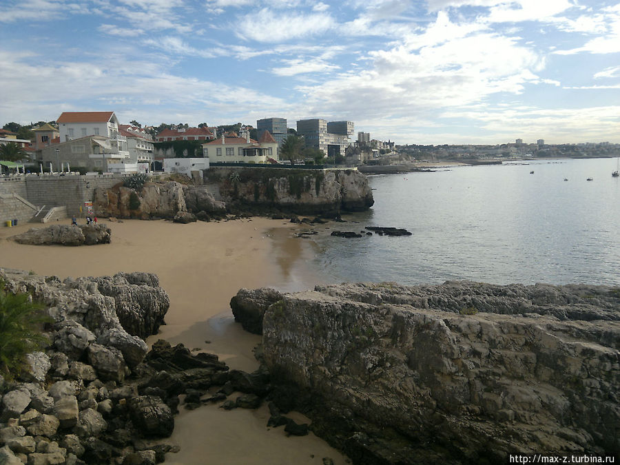 Кашкаиш: пляж за углом Кашкайш, Португалия