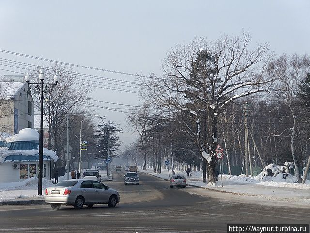 Коммунистический проспект. Южно-Сахалинск, Россия