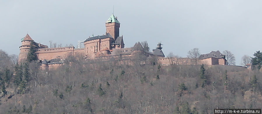 Замок Верхний Кенигсбург Эльзас, Франция