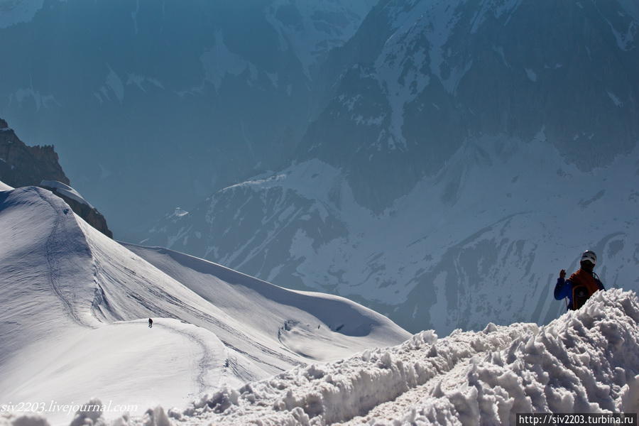 Aiguille du Midi — К Монблану по канату Шамони, Франция