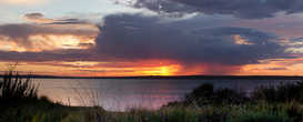 Закаты на озере Торе-холь просто великолепны!