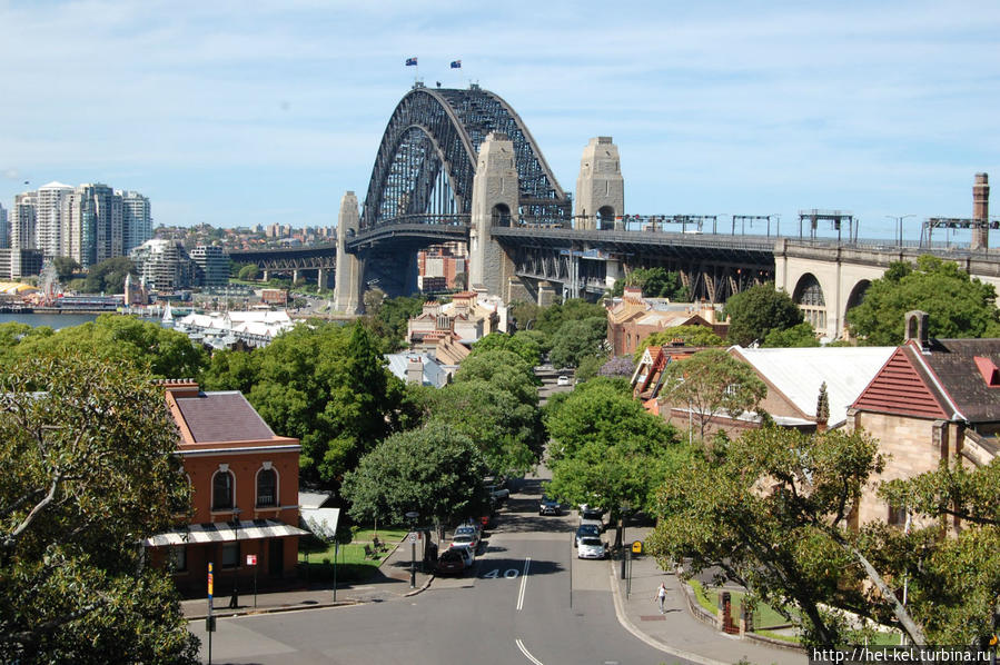 вид на район Рокс и сиднейский мост Сидней, Австралия