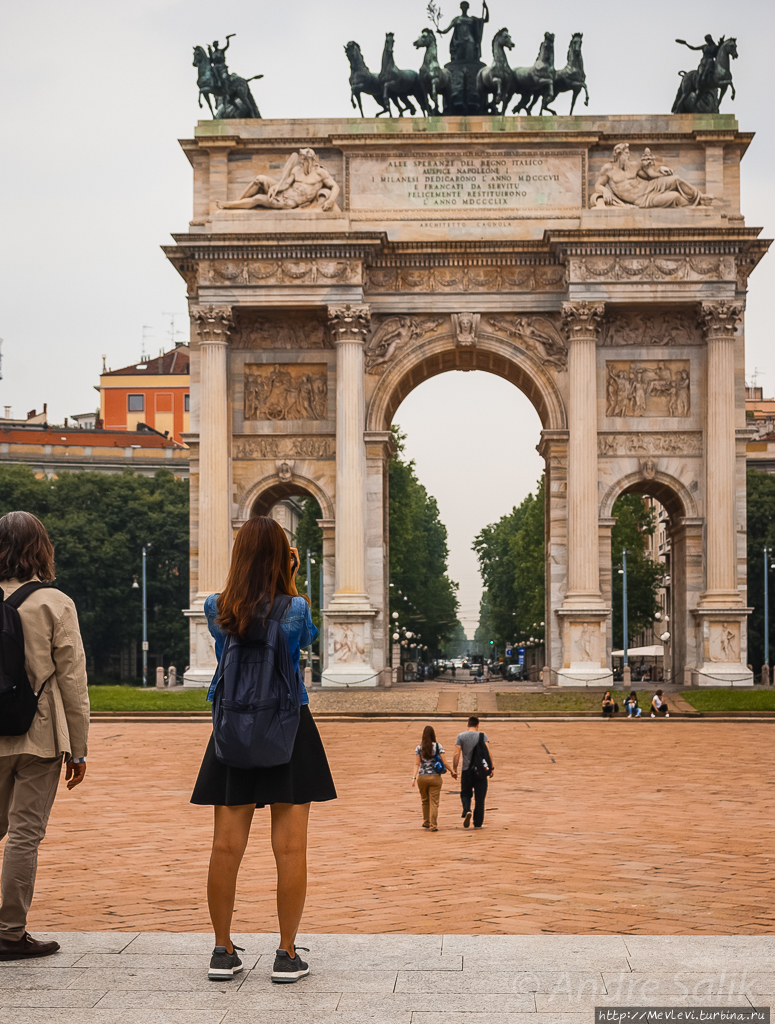 Милан: Триумфальная арка Милан, Италия