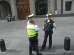 Обилие полиции на улицах Мехико