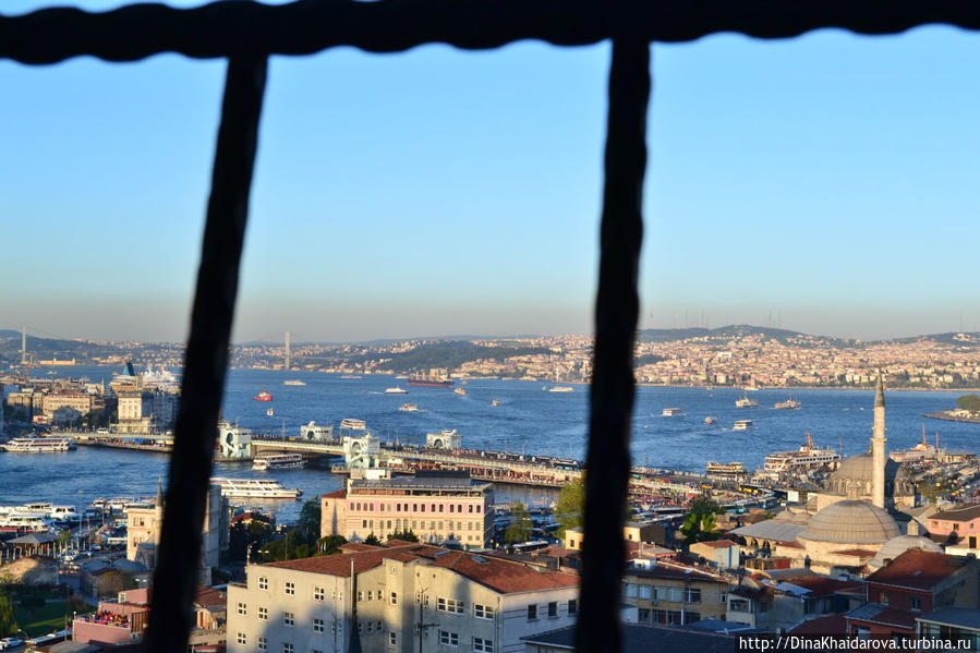 Щербетная с видом на залив Золотой Рог Стамбул, Турция