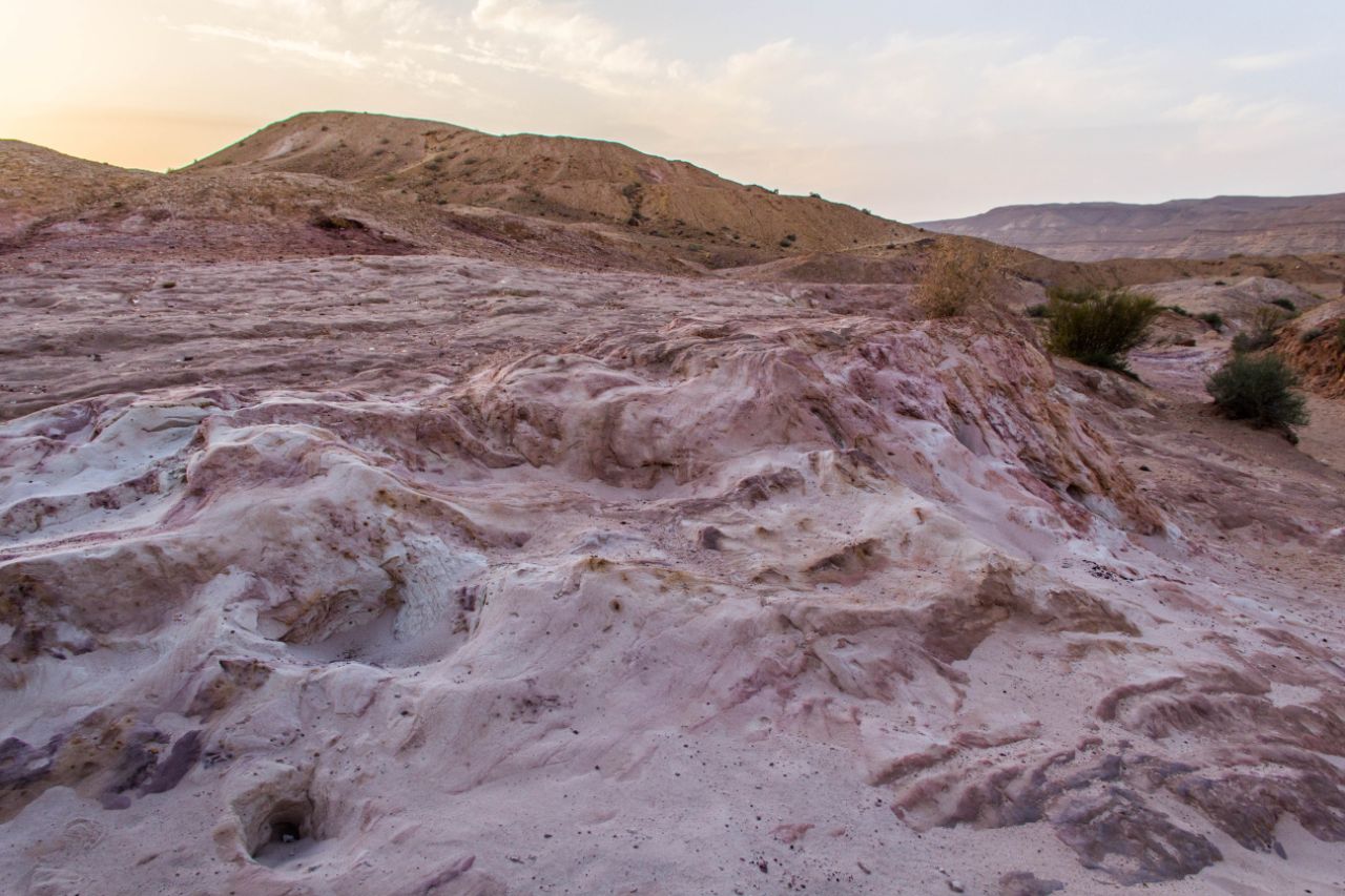 Махтеш Гадоль. Цветные пески Негев Пустыня, Израиль