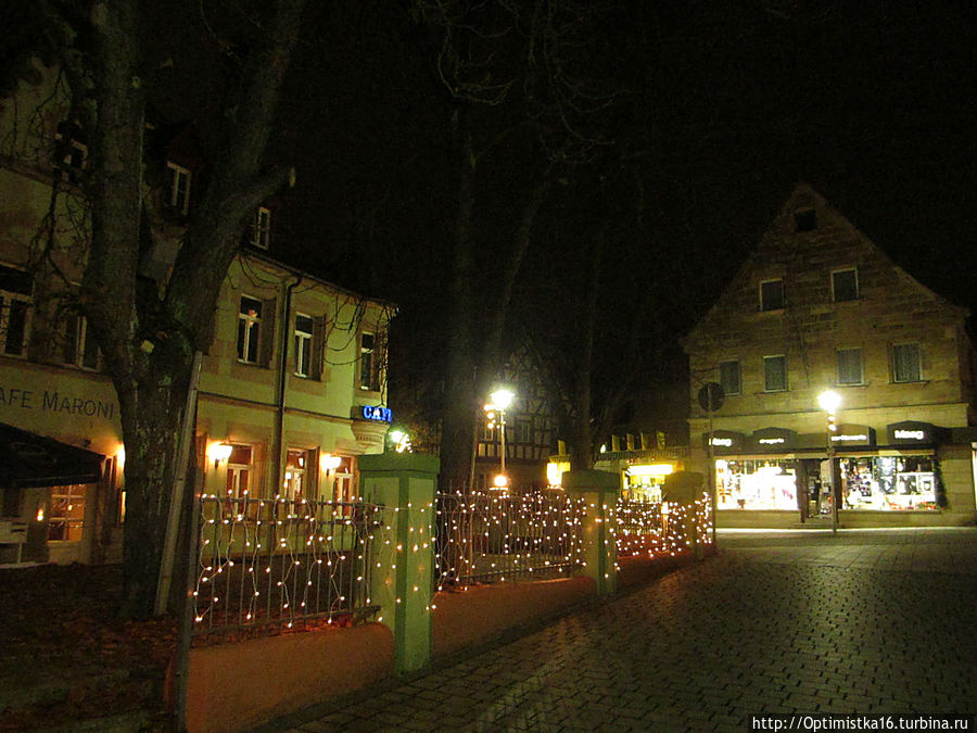 Маленький уютный городок, который приютил нас на одну ночь Цирндорф, Германия