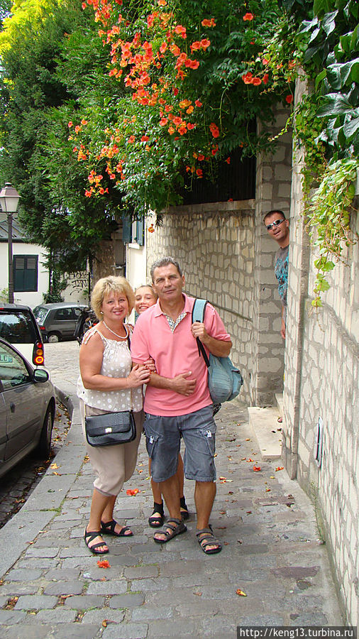 Прогулка Монмартр Париж, Франция