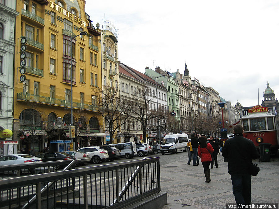 Вацлавская площадь Прага, Чехия