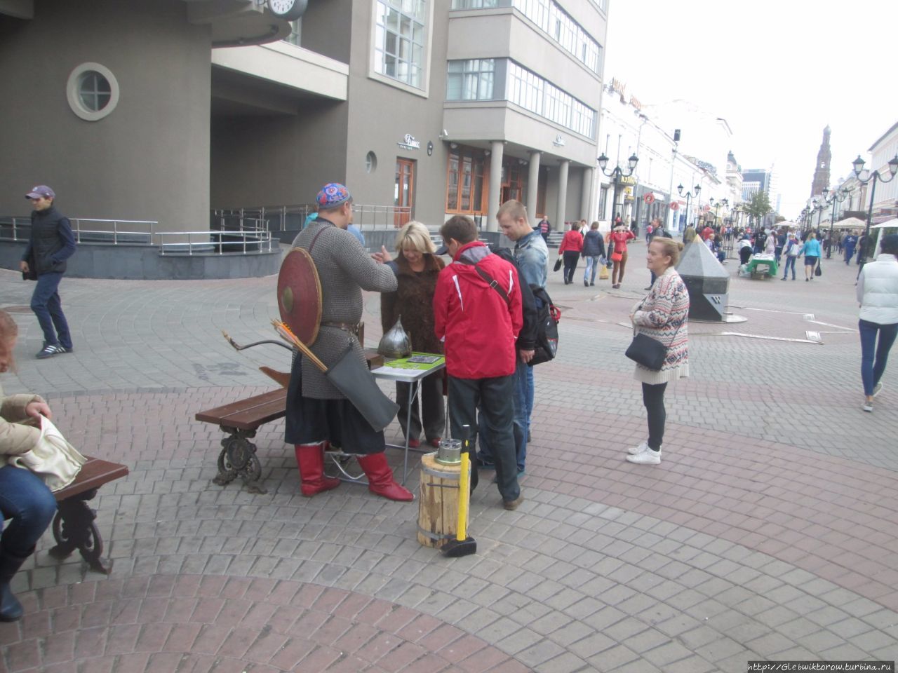 Прогулка по центру Казани в начале сентября Казань, Россия