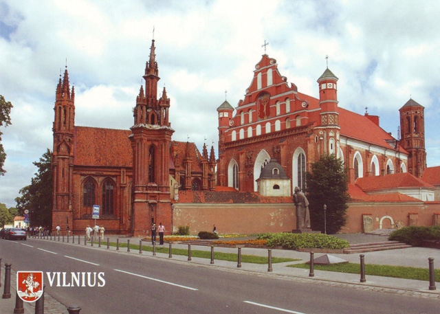 Вильнюс. Открытка Вильнюс, Литва