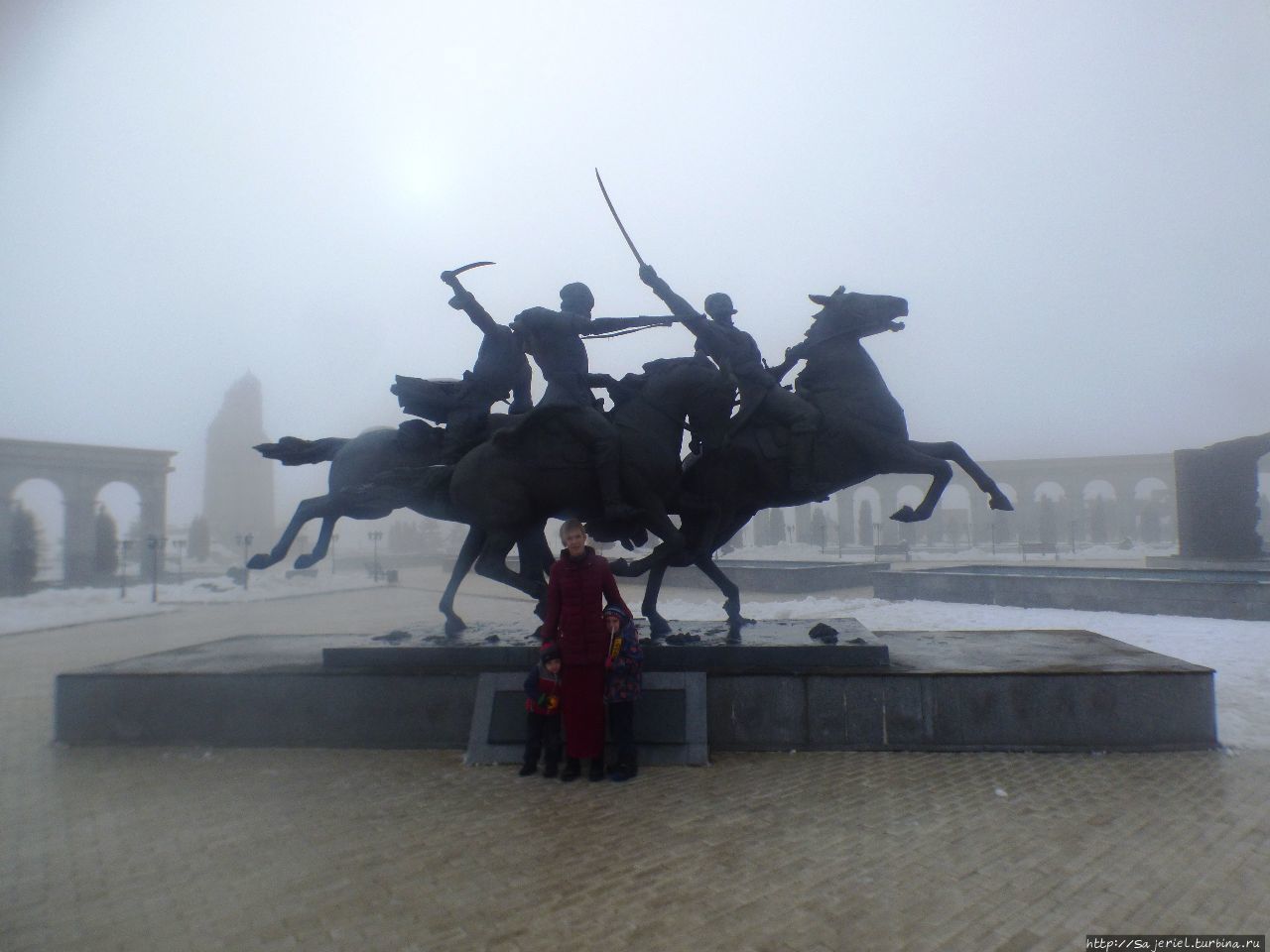 Туманная Ингушетия 4 января 2018 года Ингушетия, Россия