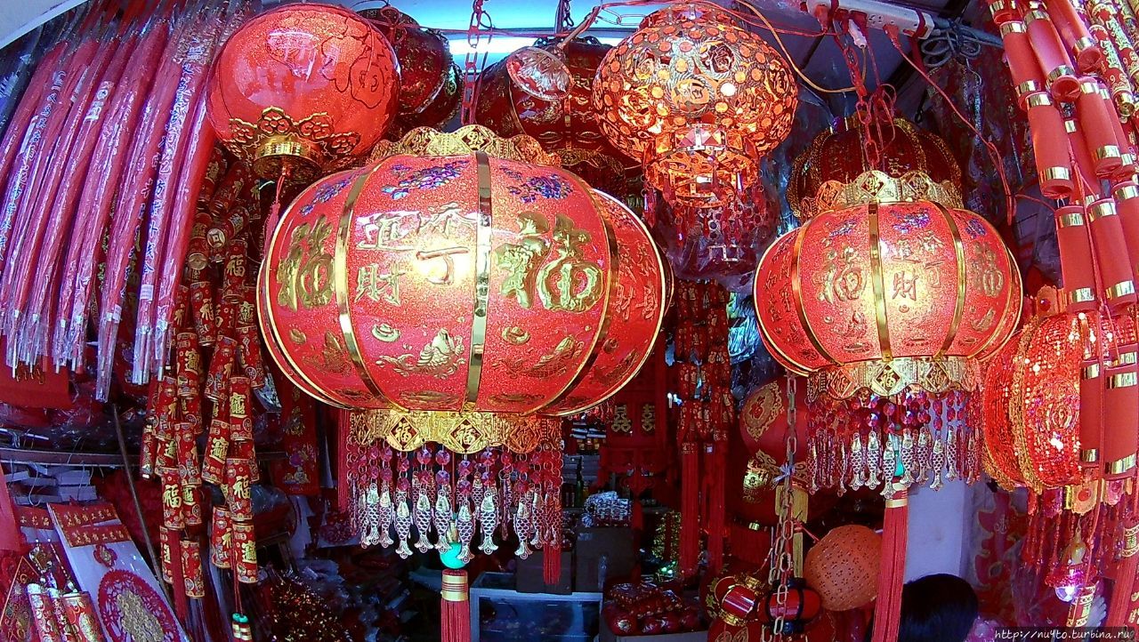 Новогодние украшения Провинция Гуандун, Китай