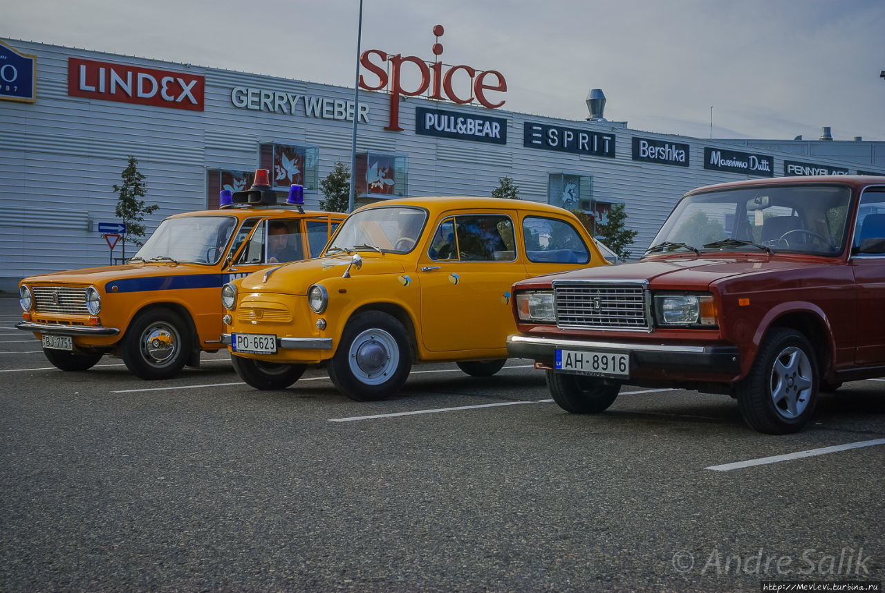 Клуб антикварных автомобилей советских автомобилей Рига, Латвия