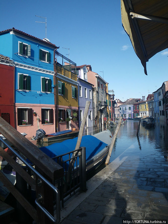 Наводнение на острове Бурано Остров Бурано, Италия