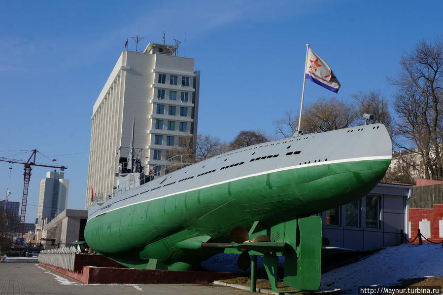 Подводная    лодка   —    музей. Владивосток, Россия