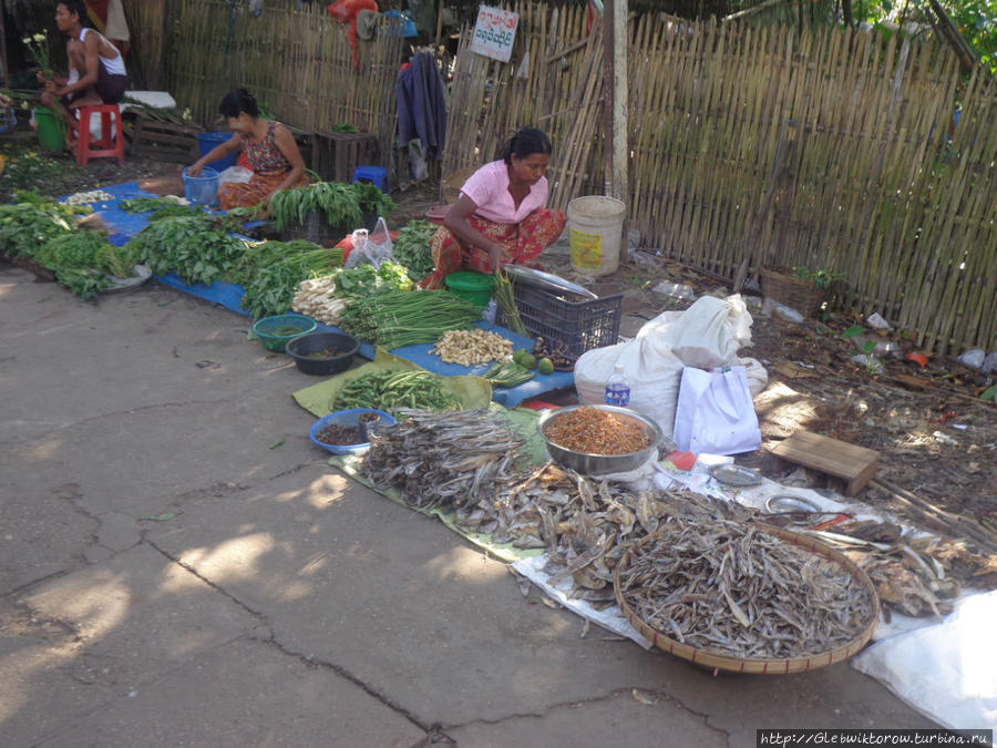 Market Thiri Myaing Янгон, Мьянма