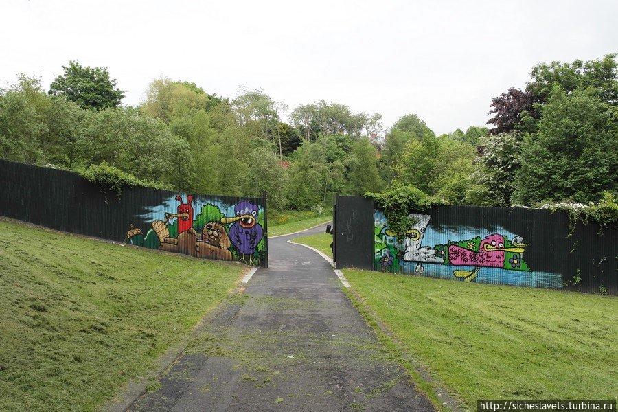 Белфаст – город войны, стен, гетто и граффити Белфаст, Великобритания