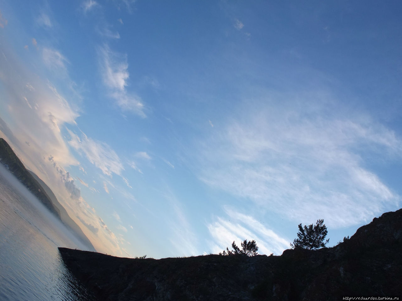 Туман над Енисеем Красноярск, Россия