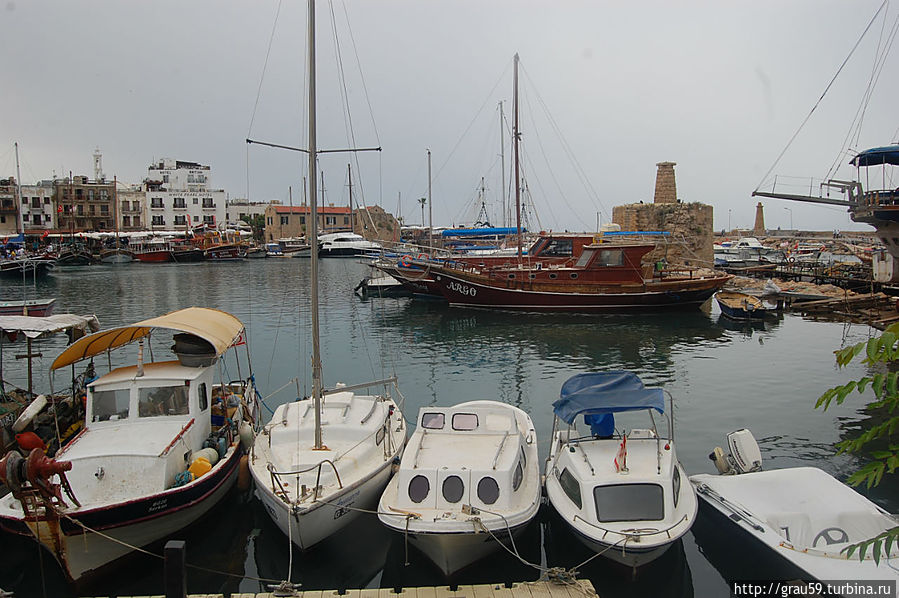 Живописная гавань Гирне Кирения, Турецкая Республика Северного Кипра