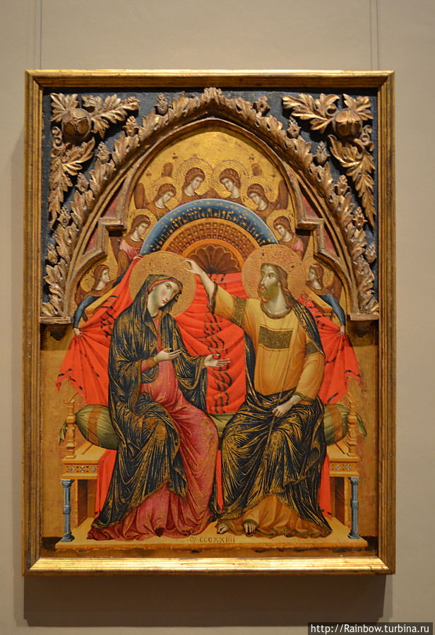 Паоло Венециано. Коронование Девы Марии. Италия 14 век